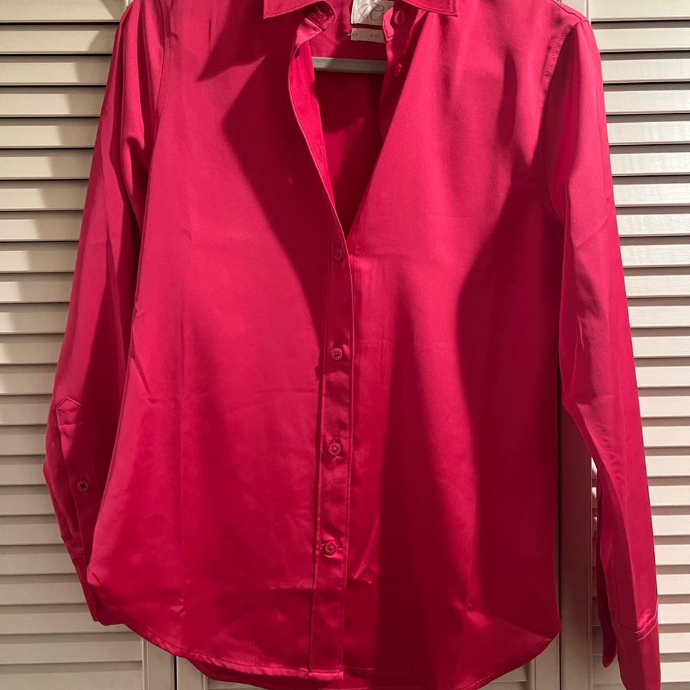 NEW J.Crew Pink Button Up - Picture 10 of 10